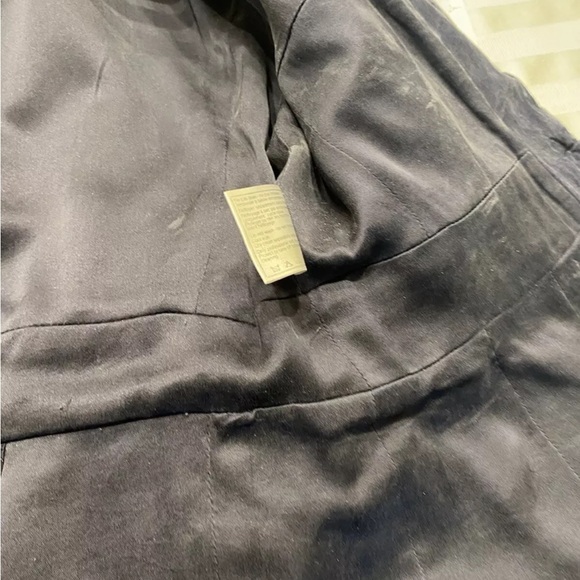 ⭐️ Chanel  Navy  Black Trim Silk Taffeta Jacket - Picture 7 of 17